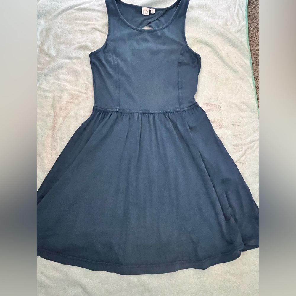 Brass Plum (Nordstrom ) blue mini dress B.P.